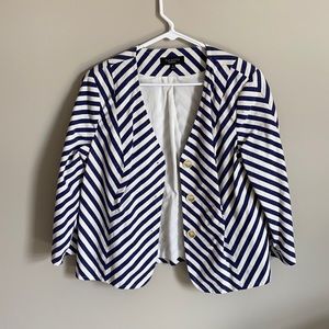 Talbots size 16 blue and white jacket